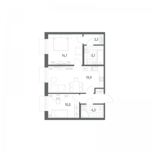 планировка, фото №1