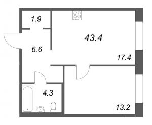 планировка, фото №1