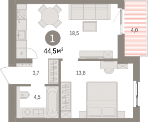 планировка, фото №1