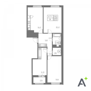 планировка, фото №1