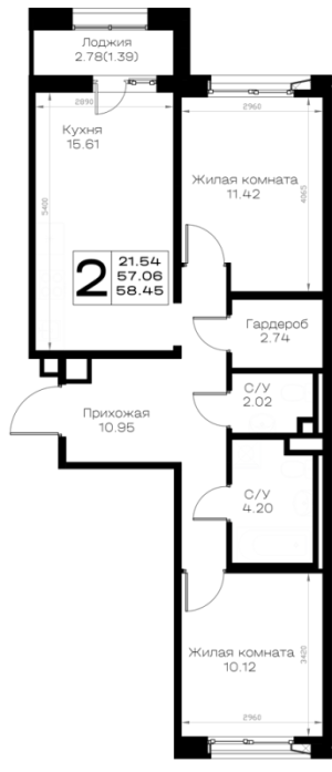 планировка, фото №1