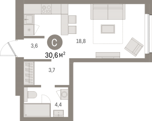 планировка, фото №1