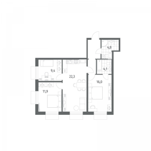 планировка, фото №1