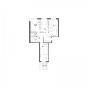 планировка, фото №1