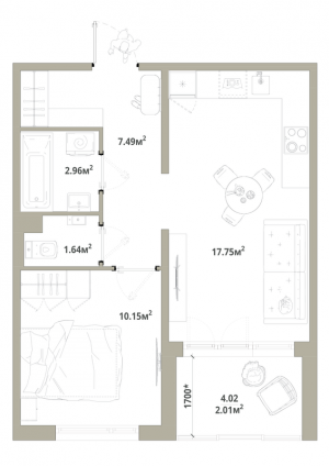 планировка, фото №1