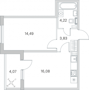 планировка, фото №1