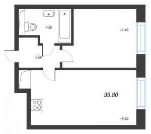 планировка, фото №1