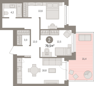 планировка, фото №1