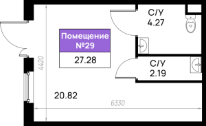 планировка, фото №1