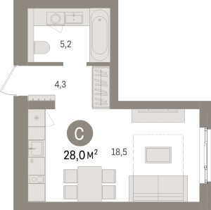 планировка, фото №1