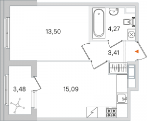 планировка, фото №1