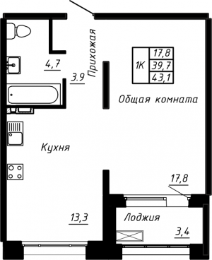 планировка, фото №1