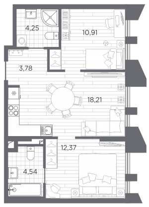 планировка, фото №1