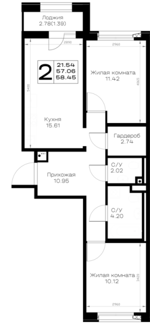 планировка, фото №1