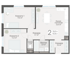 планировка, фото №1