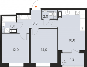 планировка, фото №1