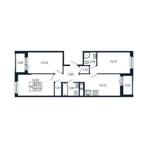 планировка, фото №1