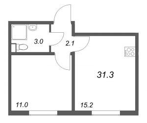 планировка, фото №1