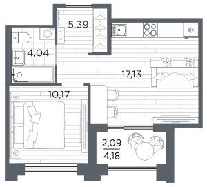 планировка, фото №1