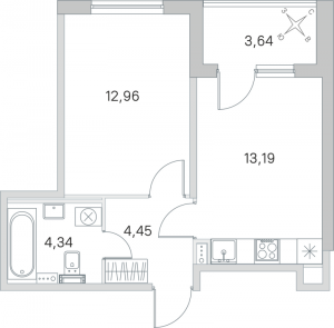 планировка, фото №1