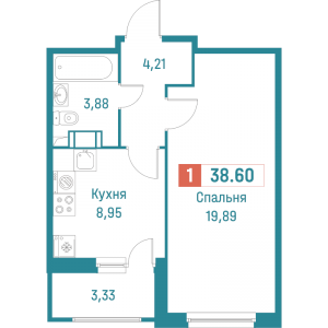 планировка, фото №1