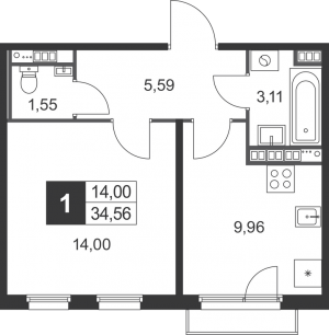 планировка, фото №1
