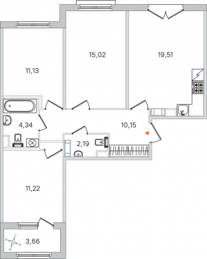 планировка, фото №1