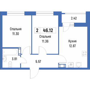 планировка, фото №1