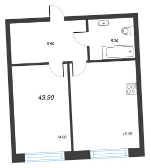 планировка, фото №1