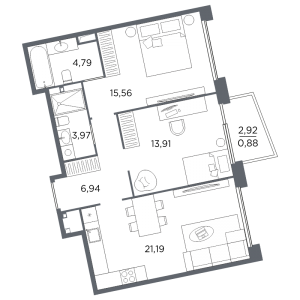 планировка, фото №1