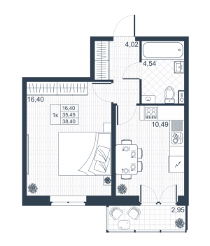 планировка, фото №1