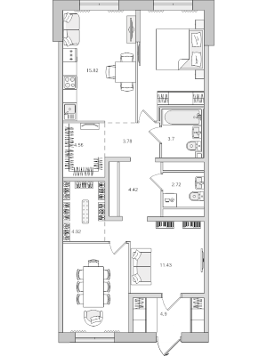 планировка, фото №1