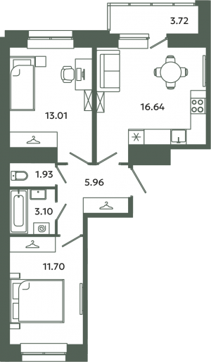 планировка, фото №1