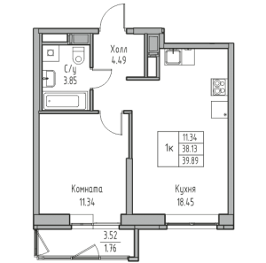 планировка, фото №1