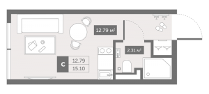 планировка, фото №1