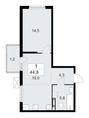 планировка, фото №1