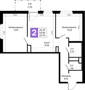 планировка, фото №1