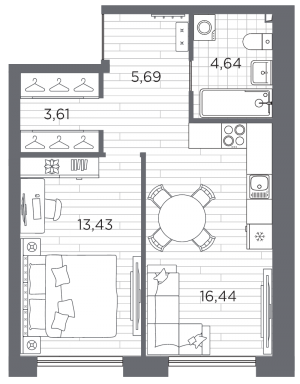 планировка, фото №1