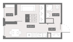 планировка, фото №1