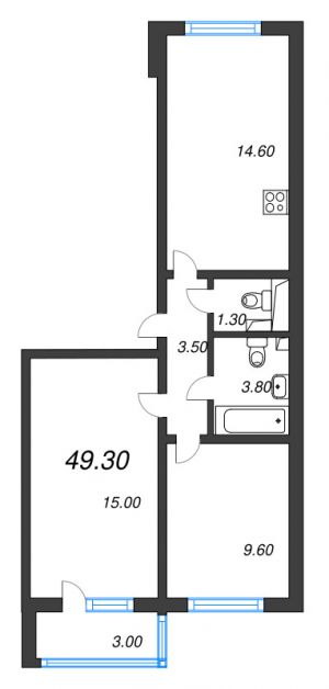 планировка, фото №1