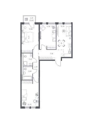 планировка, фото №1