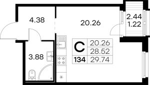 планировка, фото №1