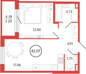 планировка, фото №1