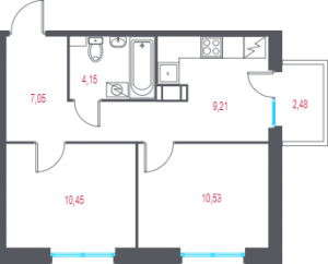 планировка, фото №1