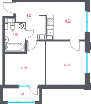 планировка, фото №1
