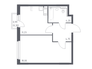 планировка, фото №1