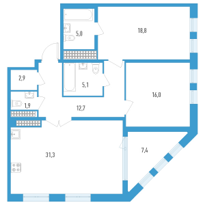 планировка, фото №1