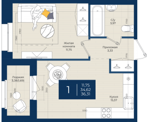 планировка, фото №1