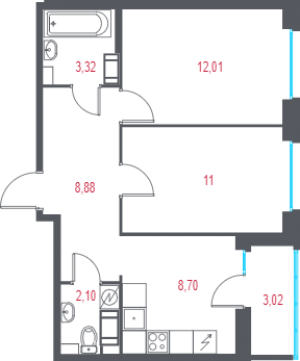 планировка, фото №1