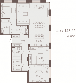 планировка, фото №1